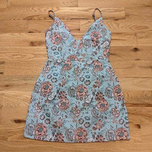Hello Molly brocade mini dress